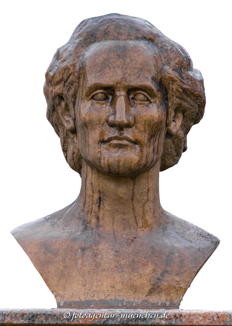 Büste des rumänischen Dichters Mihai Eminescu – Denkmal/Kunstwerk in München