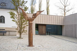 Kunstwerk - Flamme – Foto aus München