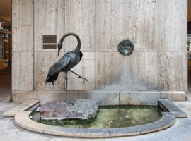 Reiher-Brunnen – Foto aus München