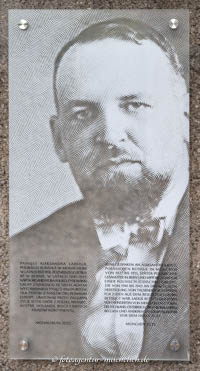 Gedenktafel - Aleksander Ładoś  – Foto aus München