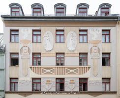 Jugendstilfassade – Foto aus München