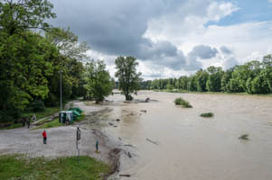 Hochwasser 2023 in München – Foto aus München
