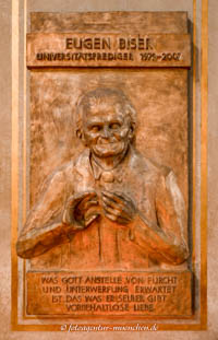 Gedenktafel - Eugen Biser – Foto aus München