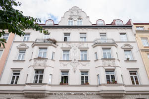 Mietshaus, Neurenaissance von Rosa Barbist – Foto aus München