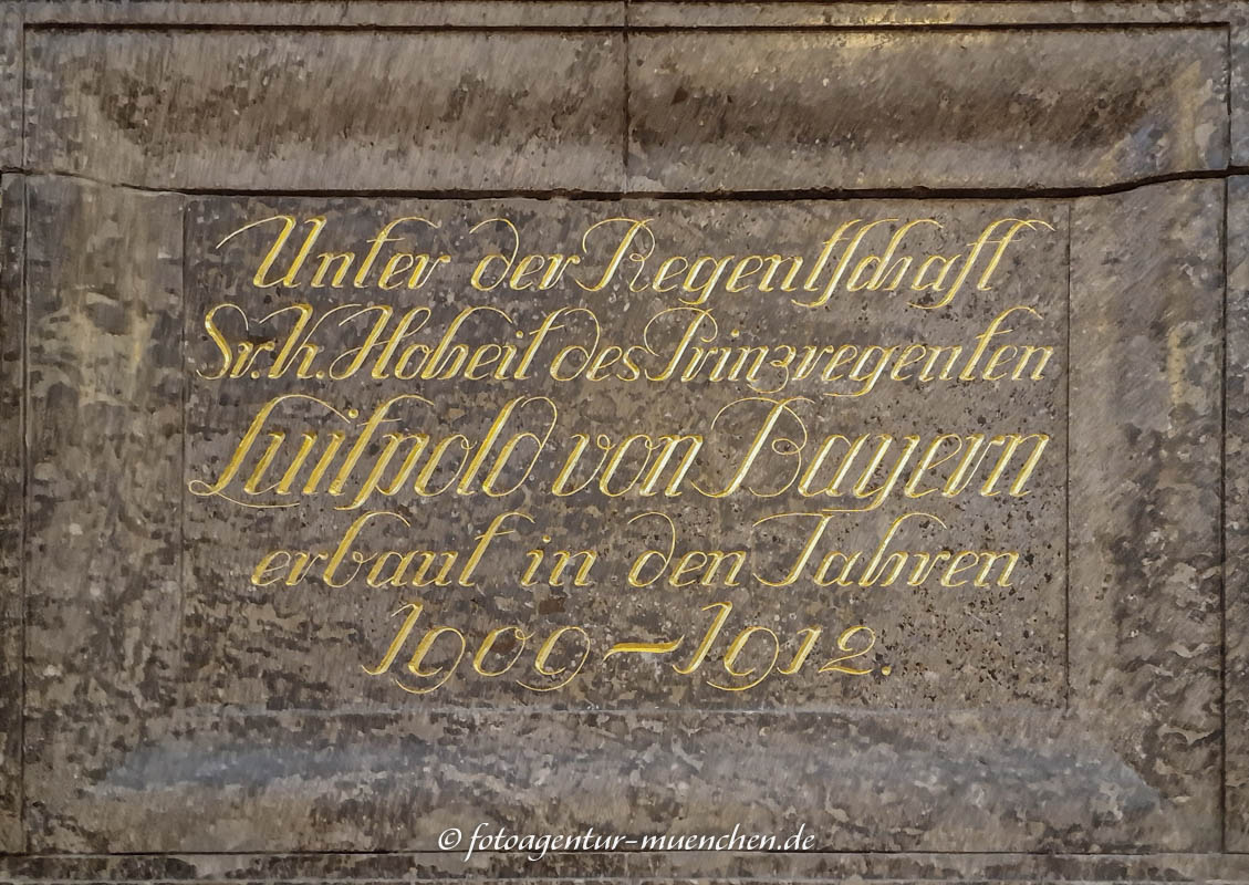 Gedenktafel - Prinzregent Luipold – Denkmal/Kunstwerk in München