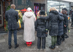 Gedenkveranstaltung - Brandanschlag  „Liverpool“ – Foto aus München
