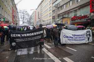 Gedenkveranstaltung - Brandanschlag  „Liverpool“ – Foto aus München