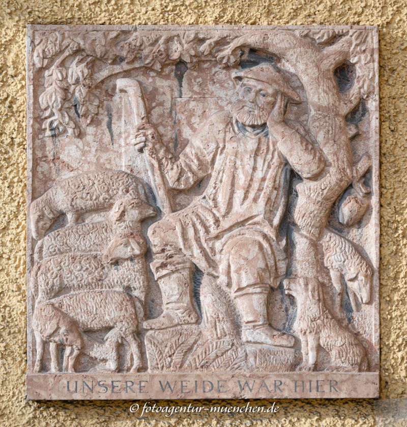 Unsere  Weide war hier – Denkmal/Kunstwerk in München