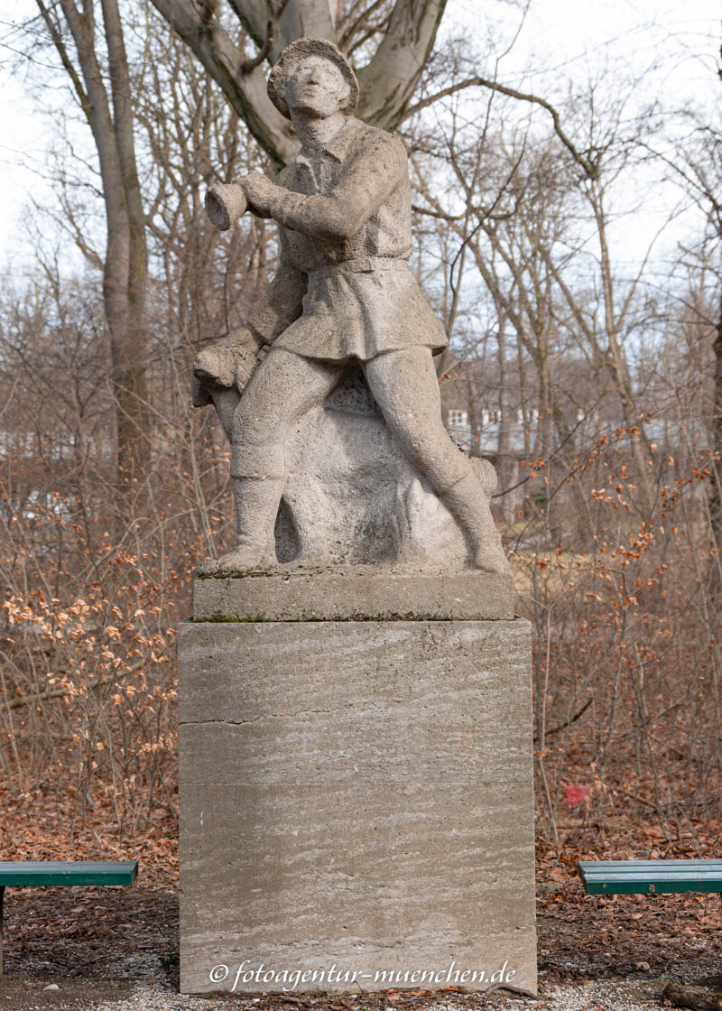 Jäger mit Hund – Denkmal/Kunstwerk in München