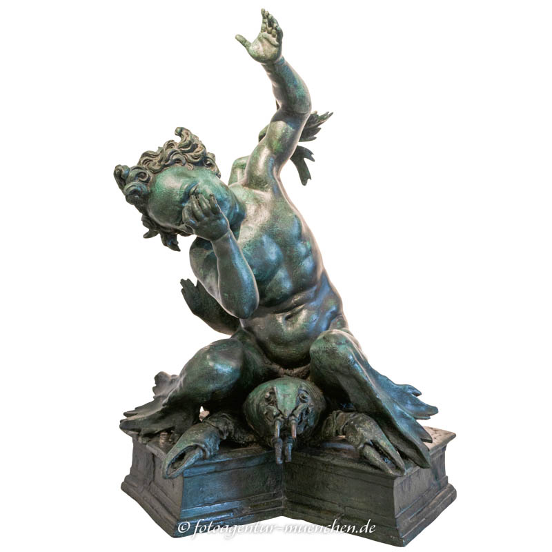 Putti mit Hummer