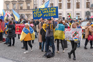 Gerhard Willhalm – Demonstration für die Ukraine 