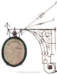 Nasenschild - Werneckhof – Foto aus München