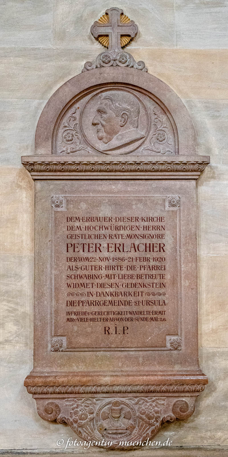 Gedenktafel - Peter Erlacher – Denkmal/Kunstwerk in München