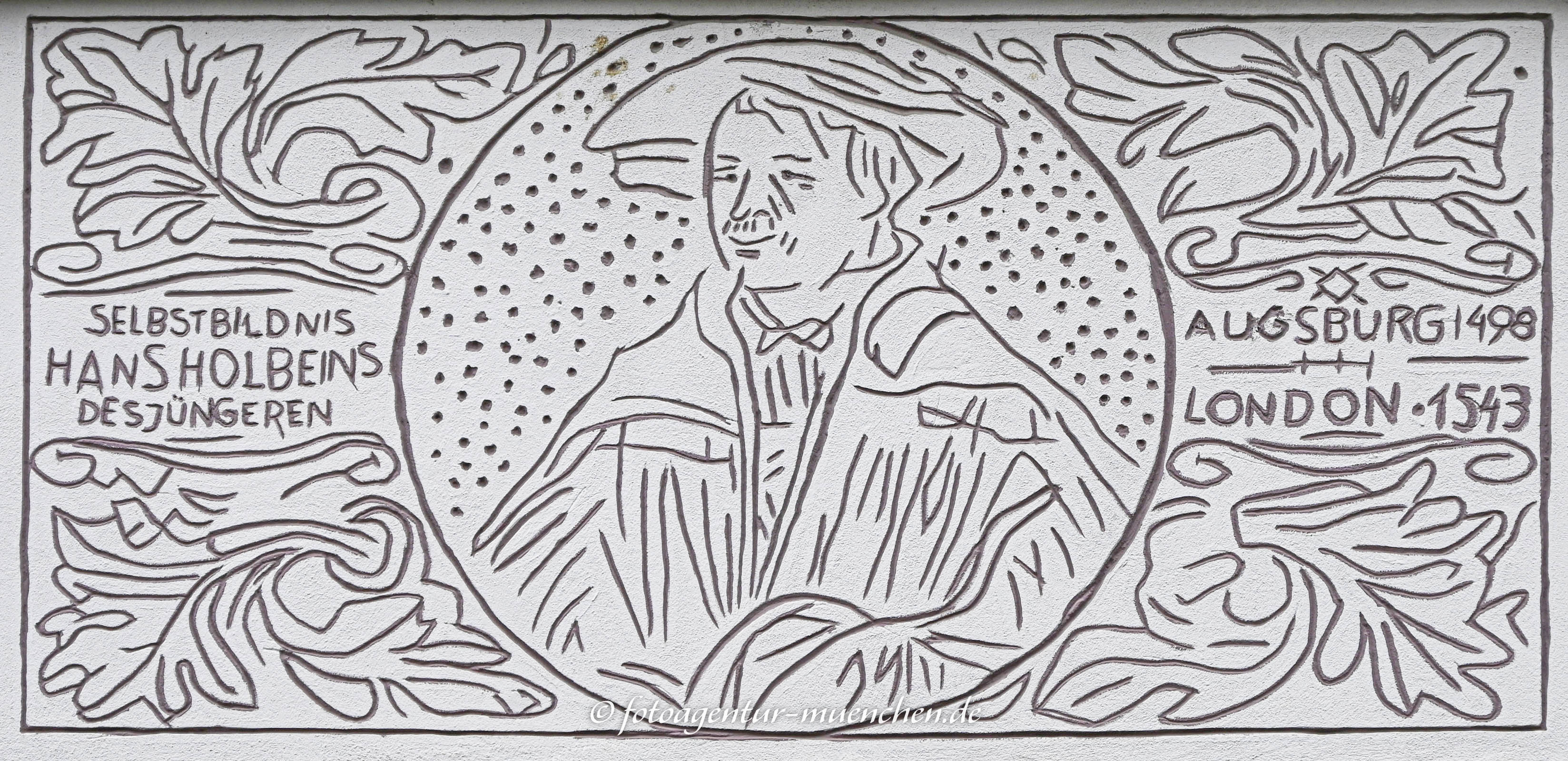 Selbstbildnis Hans Holbein des Jüngeren 