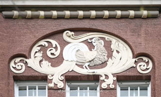 Truthahn - Jugendstilornament – Foto aus München