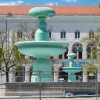Römischer Brunnen – Foto aus München