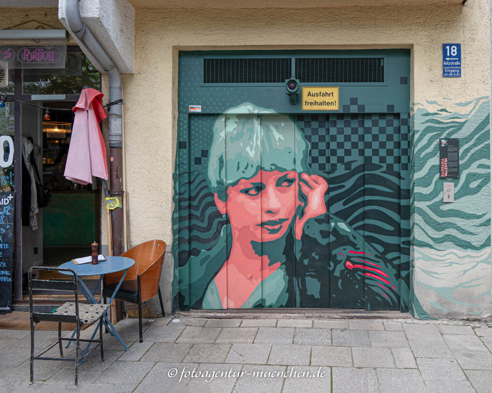 Barbara Valentin – Denkmal/Kunstwerk in München