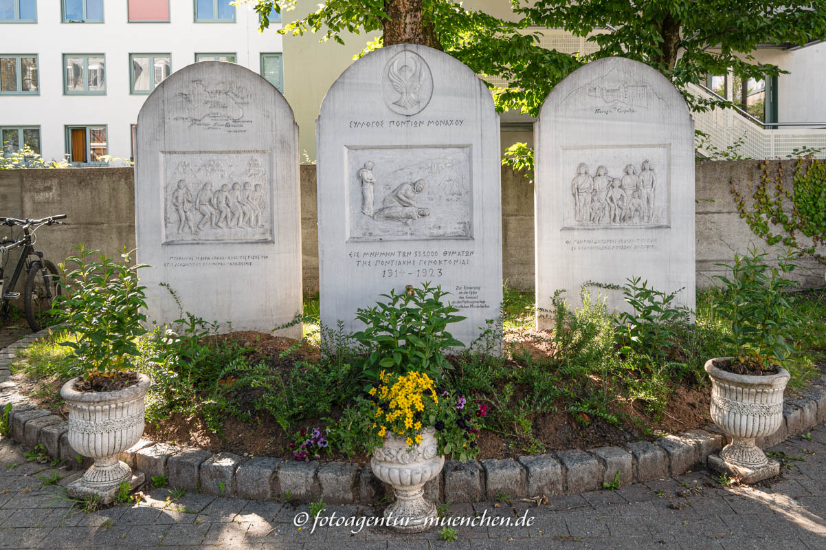 Denkmal - Genozid an den Pantosgriechen – Denkmal/Kunstwerk in München