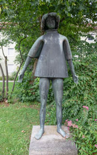 Figur in Humannweg, München