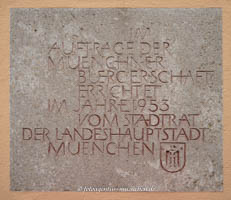 Gedenktafel – Foto aus München