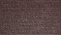 Gedenktafel - Franziskaner Friedhof – Foto aus München