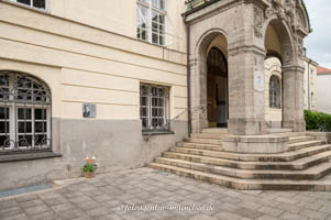 Gedenktafel - Philipp Auerbach – Foto aus München