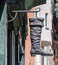 Nasenschild - Stiefel – Foto aus München