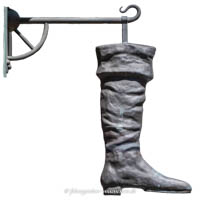 Nasenschild - Stiefel – Foto aus München