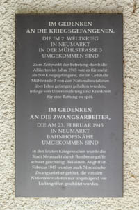 Gerhard Willhalm – KZ-Friedhof - Neumarkt in der Oberpfalz