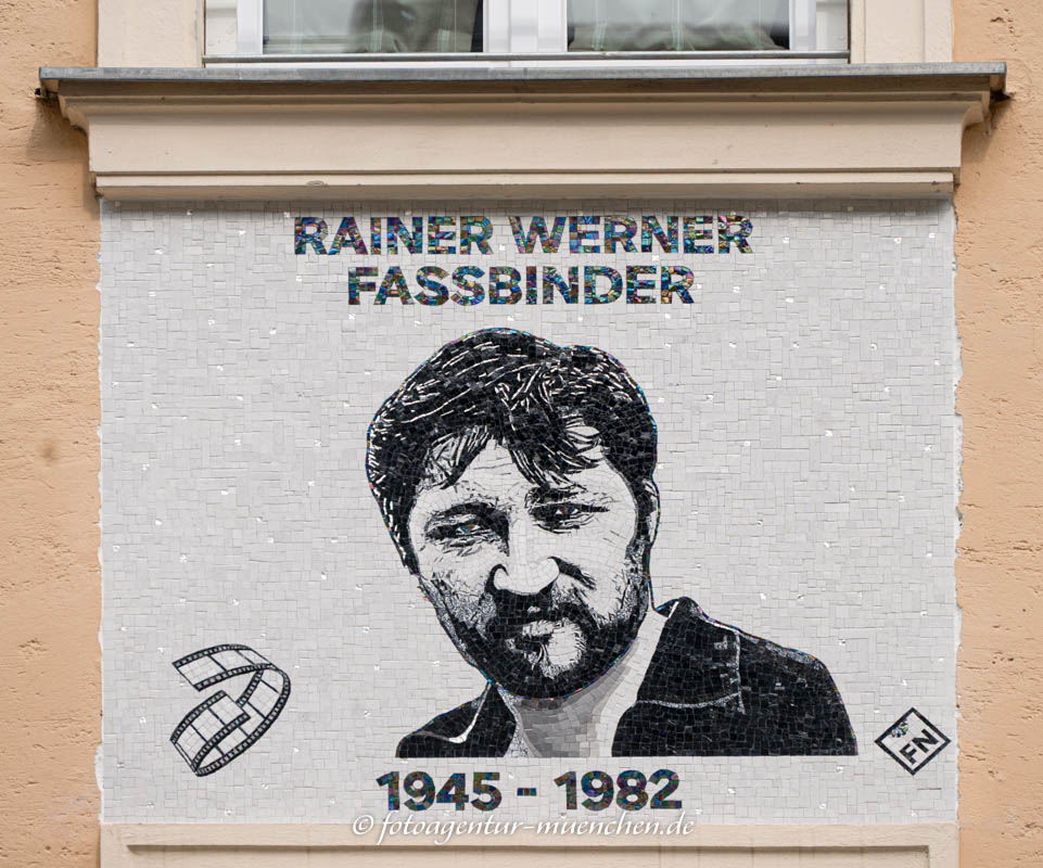 Rainer Werner Fassbinder – Denkmal/Kunstwerk in München