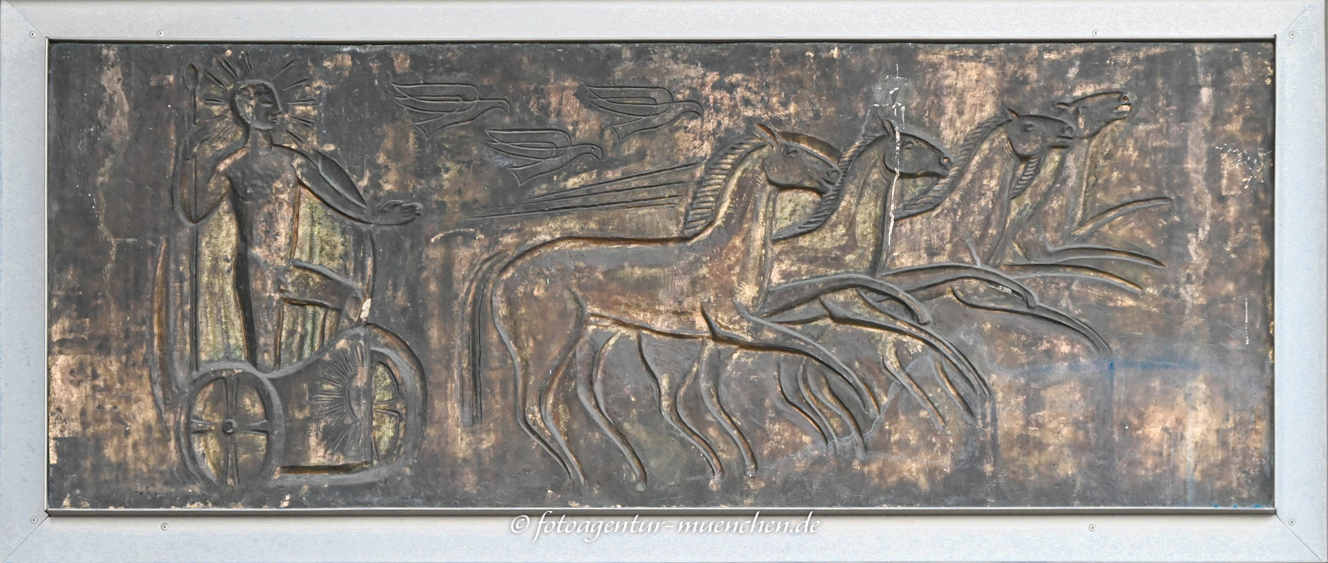Helios mit seinem Feuerwagen – Denkmal/Kunstwerk in München