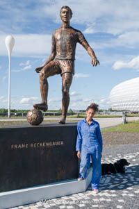 Statue - Franz Beckenbauer – Foto aus München