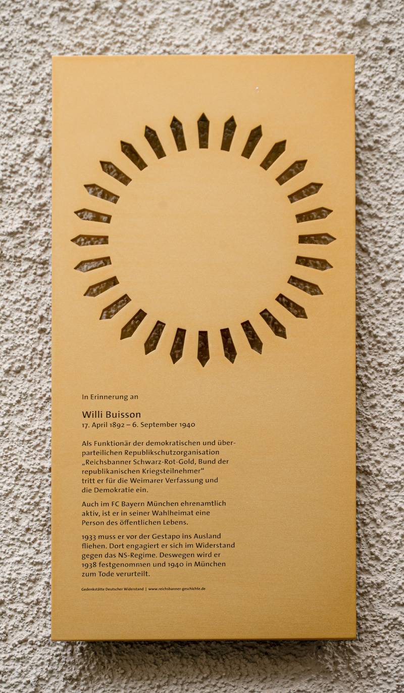 Willi Buisson – Denkmal/Kunstwerk in München