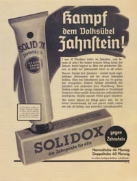 Kampf dem Volksübel Zahnstein!