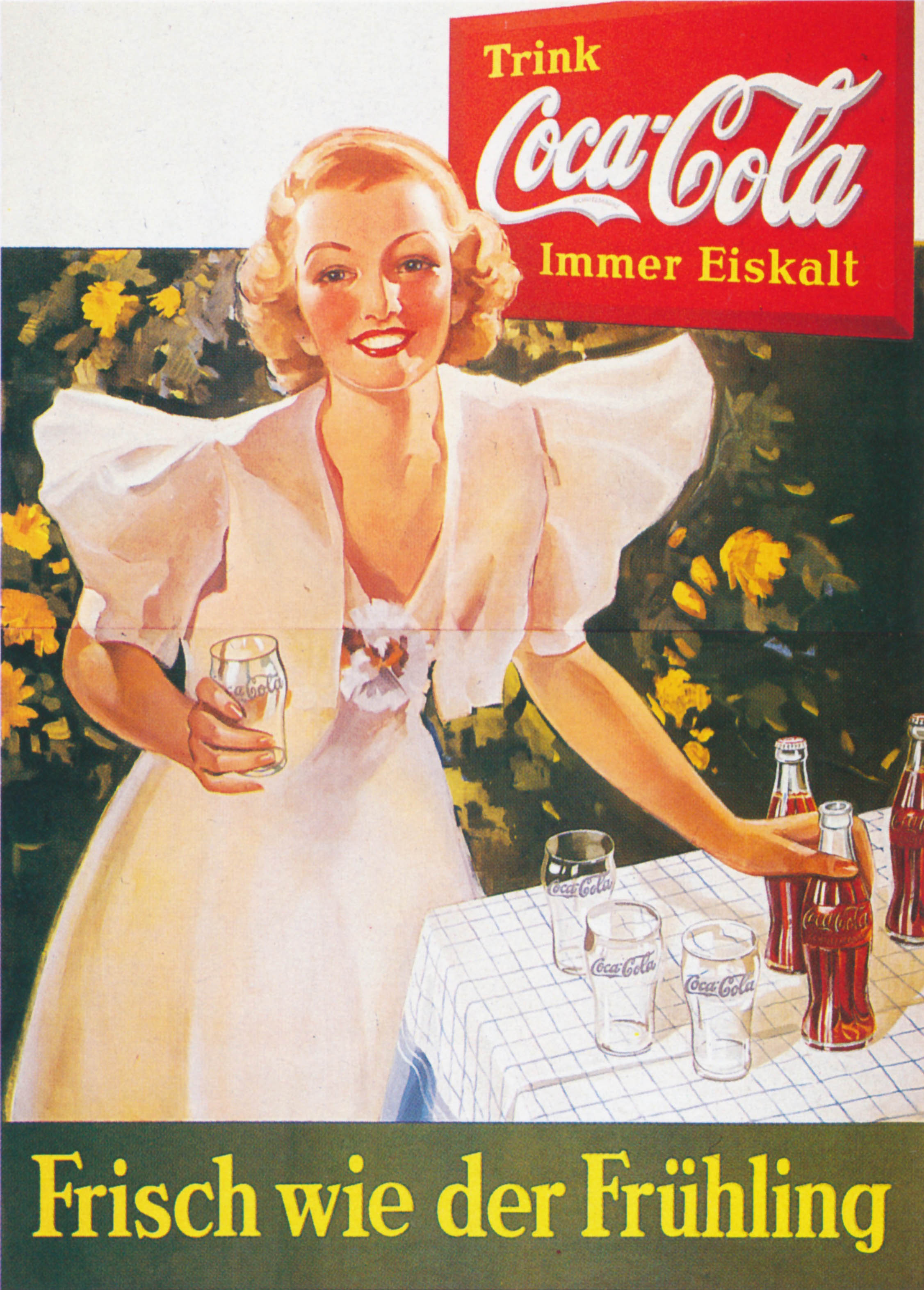 Trink Coca-Cola Immer eiskalt