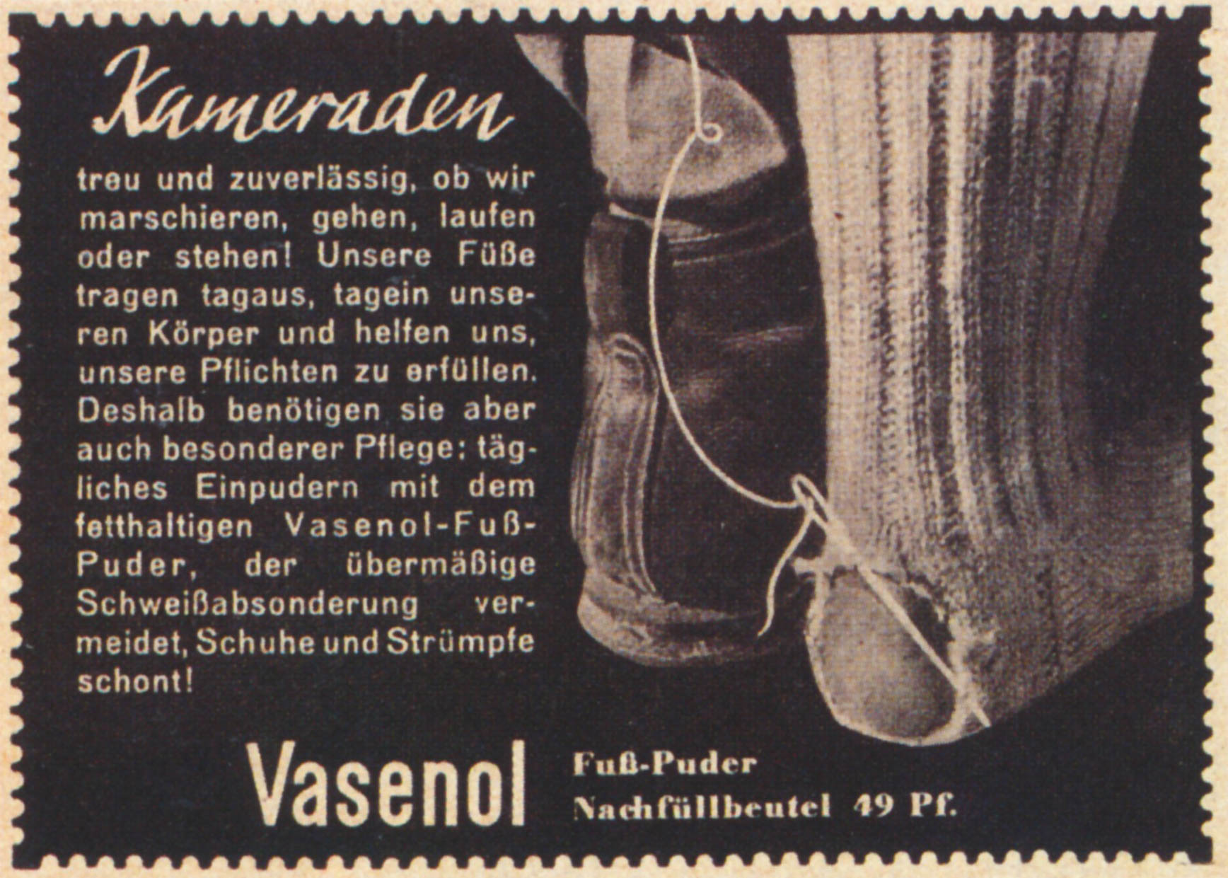 Vasenol - Fußpuder