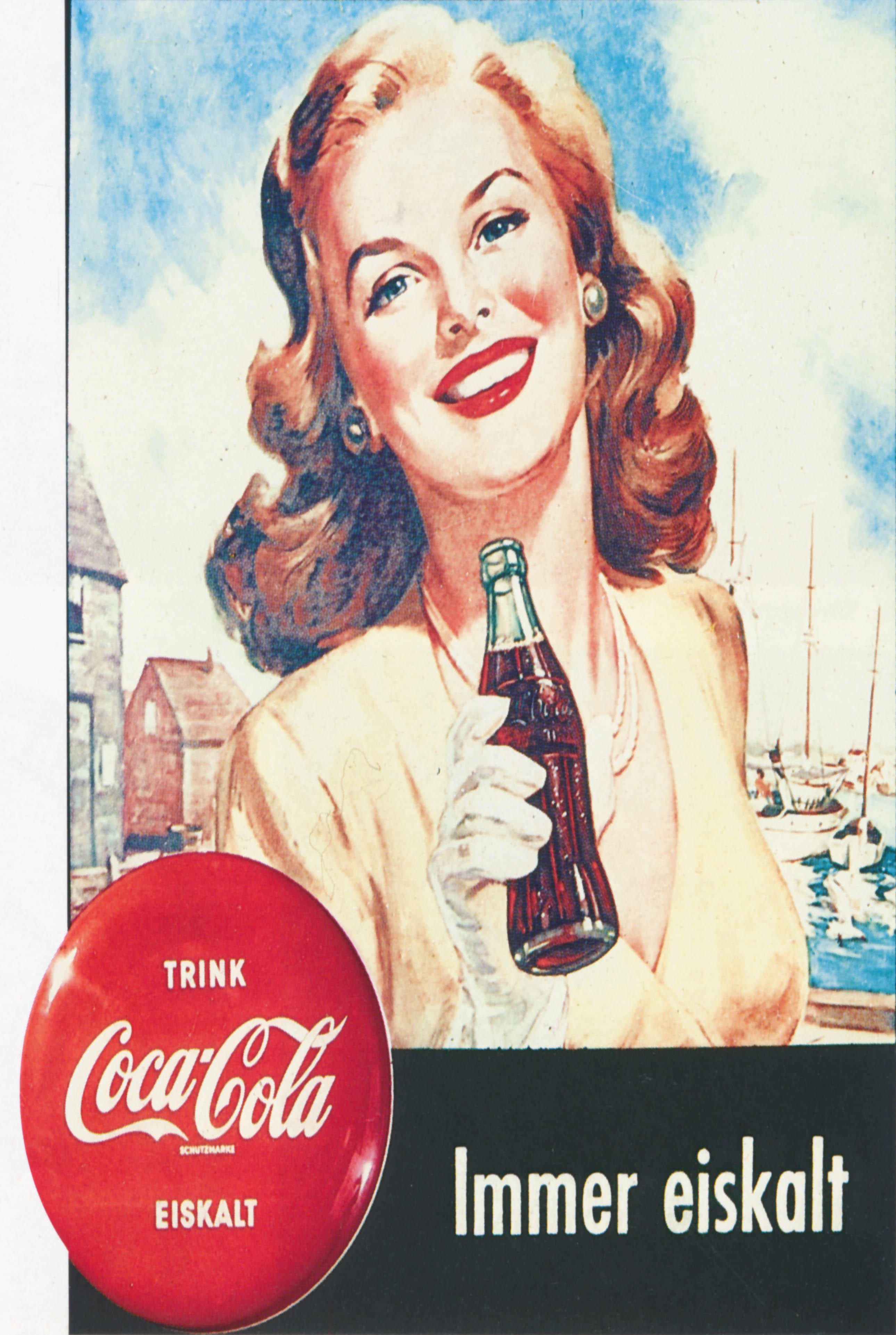 Trink Coca-Cola Immer eiskalt