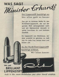 BRILLANT LIPPENSTIFT Was sagt Minister Erhard?