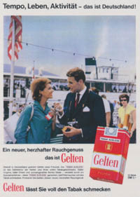 Gelten läßt Sie voll den Taback schmecken