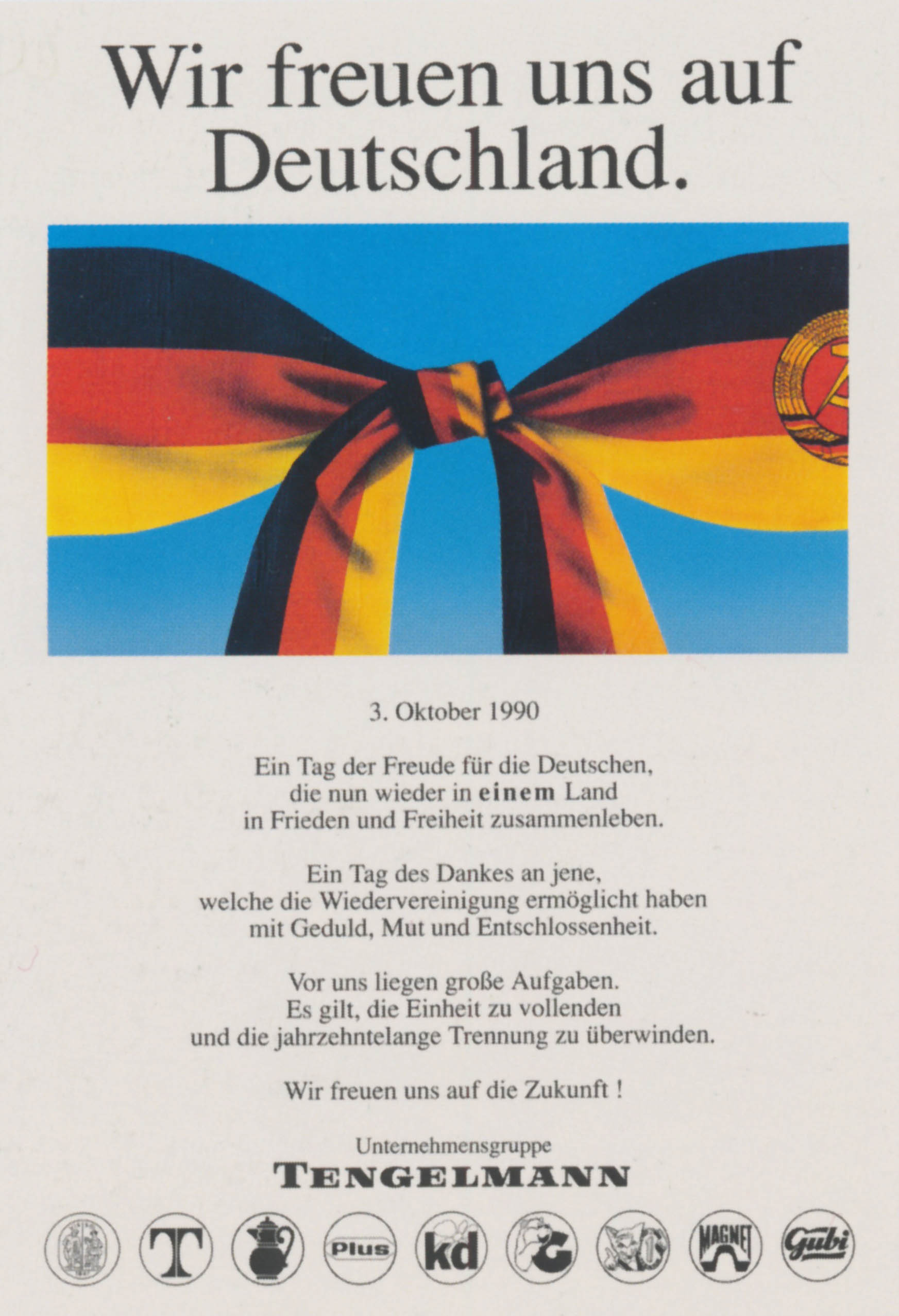 Wir freuen uns auf Deutschland