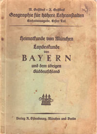 München Buch Heimatkunde von München