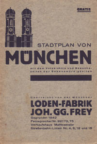 Stadtplan von München