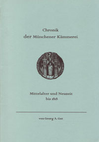 München Buch Chronik der Münchener Kämmerei