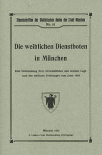 München Buch Die weilbichen Dienstboten in München