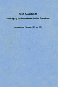 Jahresband der Führungen 1978 und 1979
