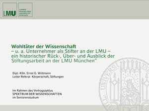 Kein Buchcover vorhanden: Wohltäter der Wissenschaft von Wittmann Ernst G.