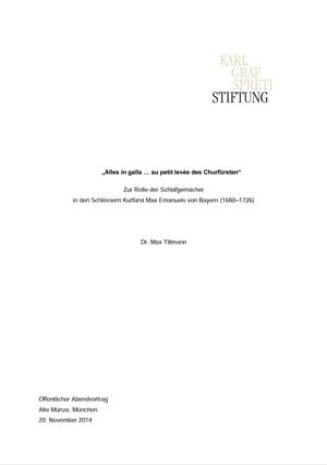 Kein Buchcover vorhanden: „Alles in galla … au petit levée des Churfürsten“ von Timllmann Max dr.