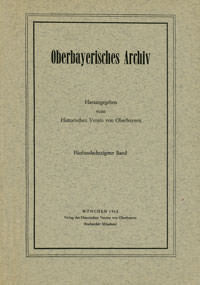  – Oberbayerisches Archiv - Band 085 - 1962