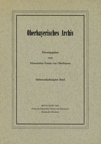  – Oberbayerisches Archiv - Band 087 - 1965