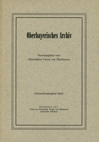 – Oberbayerisches Archiv - Band 093 - 1971